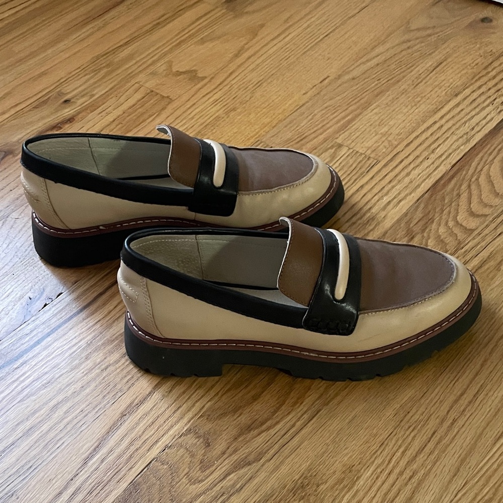 Sanctuary loafers two tone